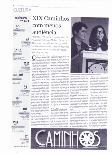 XIX Caminhos com menos audiência | A Cabra