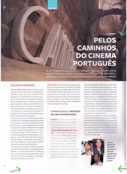 Pelos Caminhos do Cinema Português_1 | Revista C 2.Nov