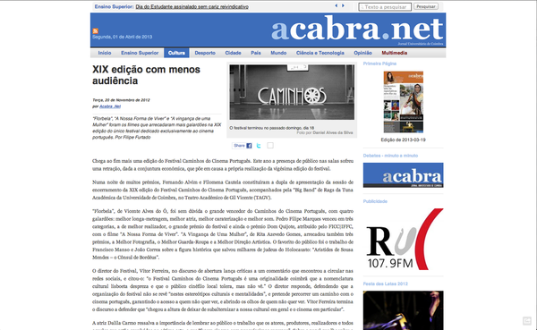 XIX edição com menos audiência | A Cabra