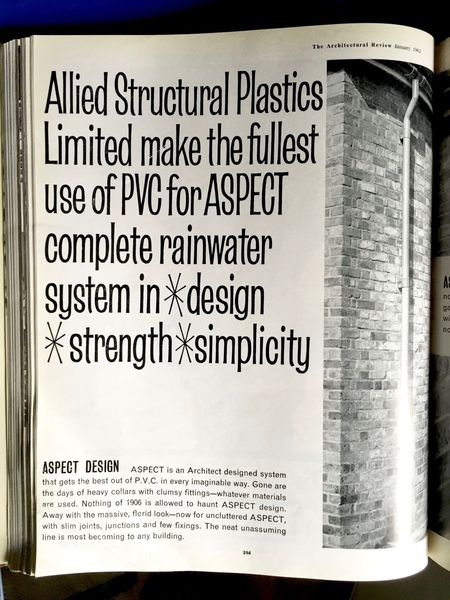 ASPECT ad from Allied Structural Plastics Limited | The Arch… | Flickr