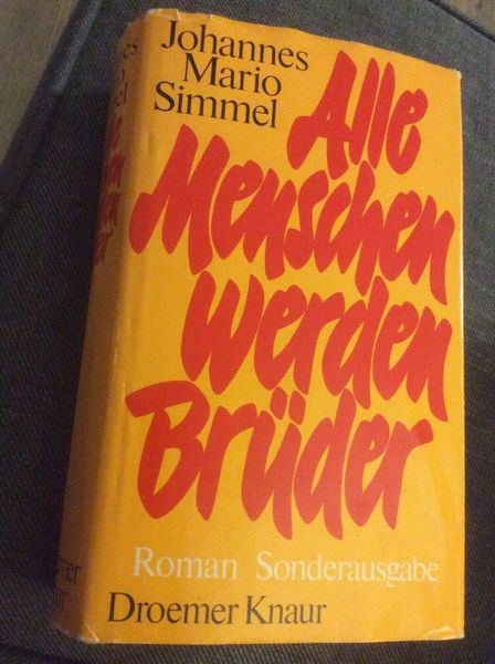 Johannes Mario Simmel-all men are brothers Novel-Special Edition - 1974 | eBay