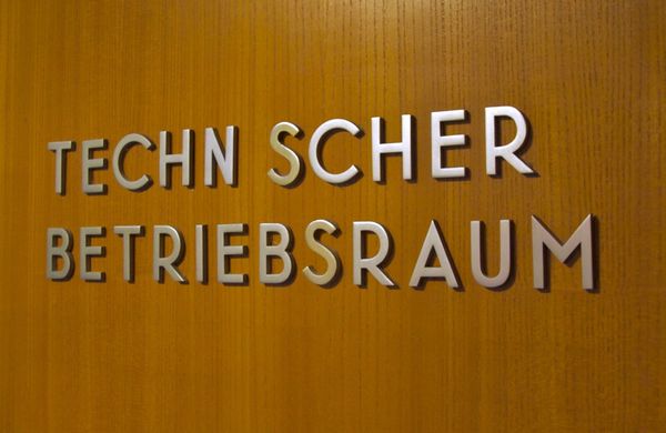 metal sign lettering at the Haus der Kulturen der Welt | Flickr