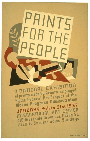 Prints for the people A national exhibition of prints made by artists employed by the Federal Art P…