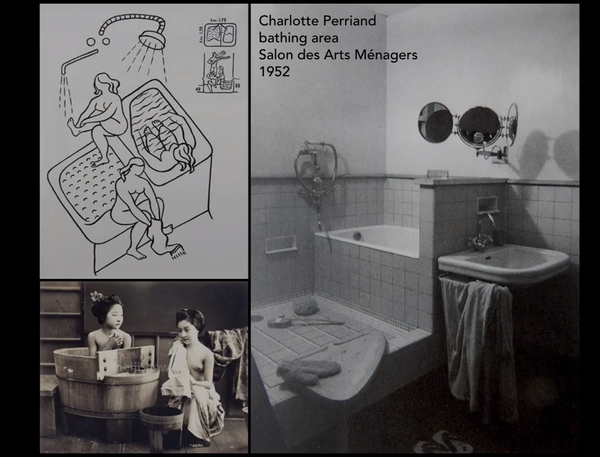 Charlotte Perriand Japanese bath/shower manifesto