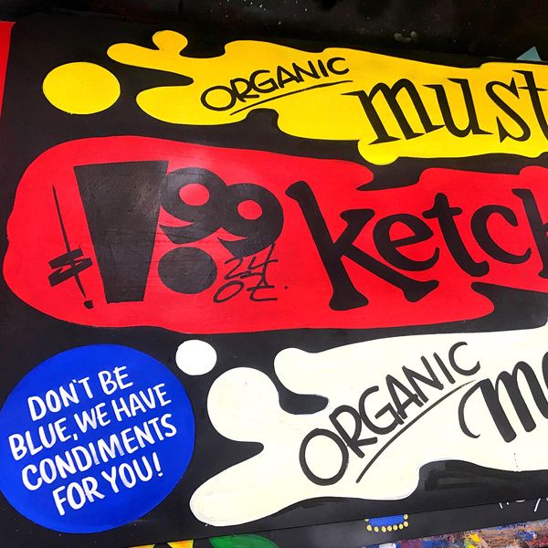 condiments sign by ksssigns