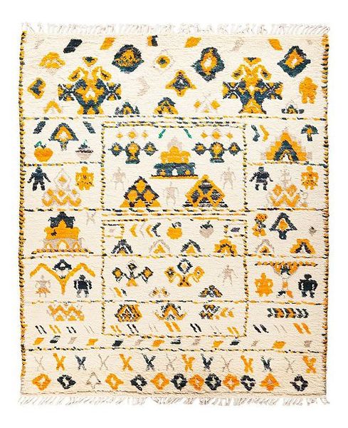 ADORN HAND WOVEN RUGS CLOSEOUT! One of a Kind OOAK1189 Ivory 6' x 8'10" Area Rug & Reviews - Rugs -…