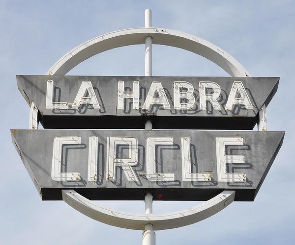 La Habra Circle Shopping Center | La Habra, CA; this little … | Flickr