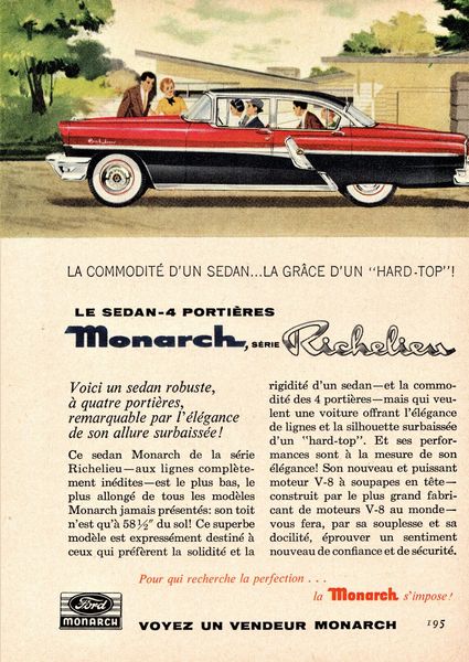 1955 Monarch Richelieu Sedan