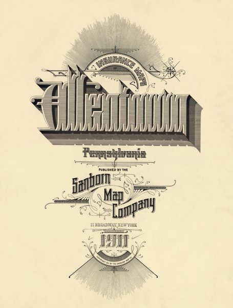 BibliOdyssey: Sanborn Fire Insurance Map Typography