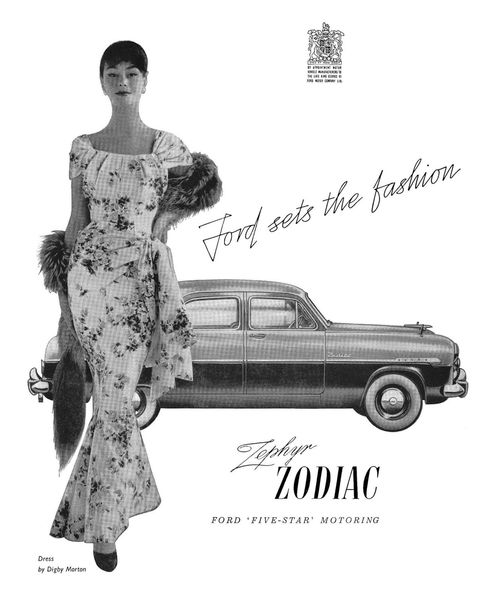 1955 Ford Zodiac ad