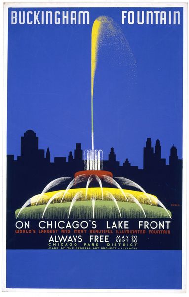 Buckingham Fountain on Chicago's lake front