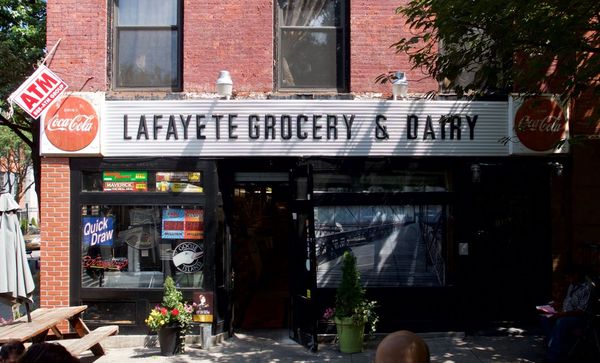 Lafayet(t)e Grocery & Dairy | Prefab Coca-Cola sign | Flickr