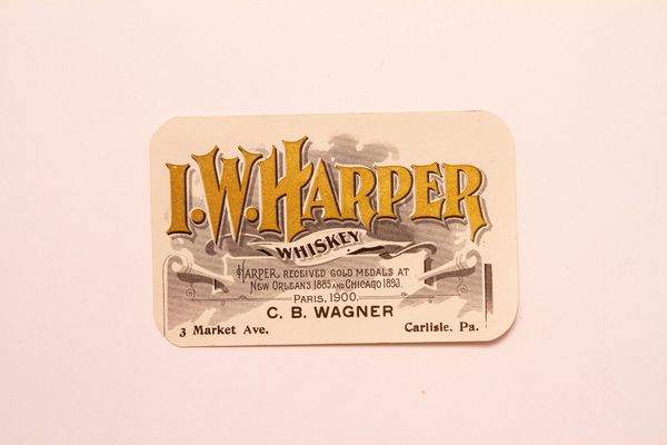 Old Vintage, I.W. HARPER WHISKEY Label, New Orleans and Chicago, Alcoh – TheBoxSF