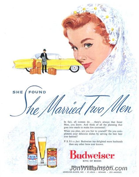 Budweiser ad: She Married Two Men