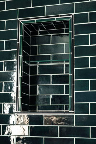 Scandinavian Subway Bathroom - Scandinavian - Bathroom - Minneapolis - by Mercury Mosaics and Tile