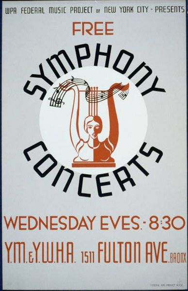 WPA Federal Music Project of New York City presents free symphony concerts