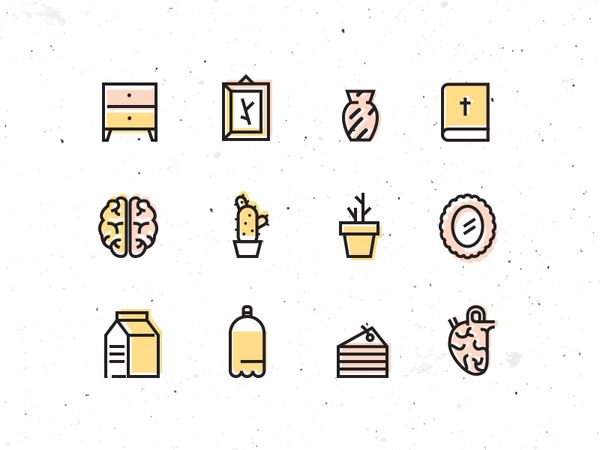 Useless icon set by Joanna Ławniczak