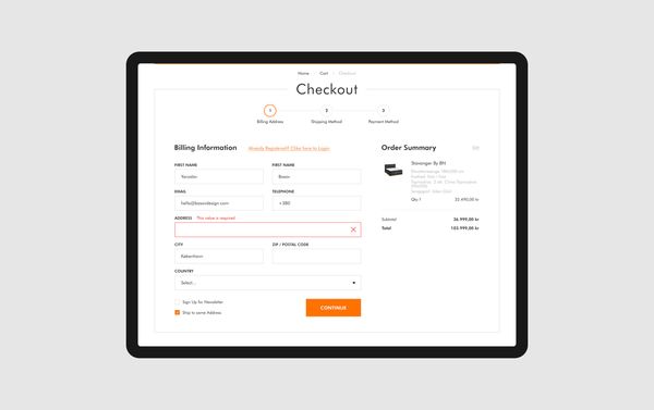 Checkout Form