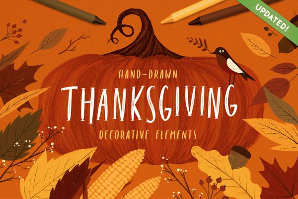 Thanksgiving Decorative Elements