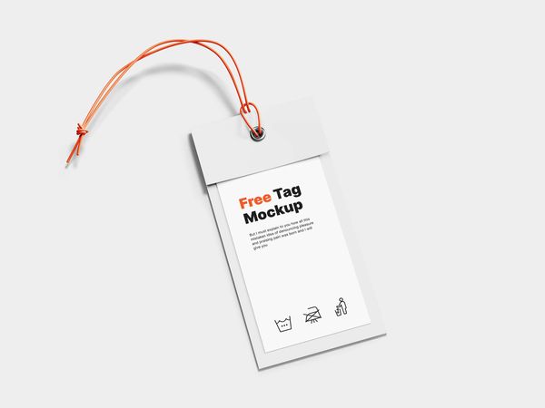 Label Tag Mockup