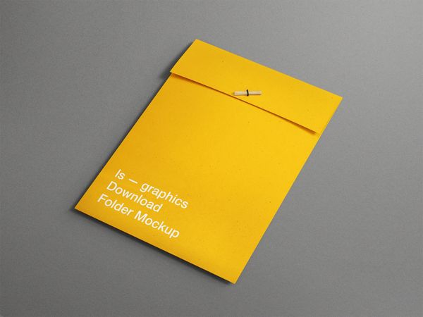 A4 Folder Mockup