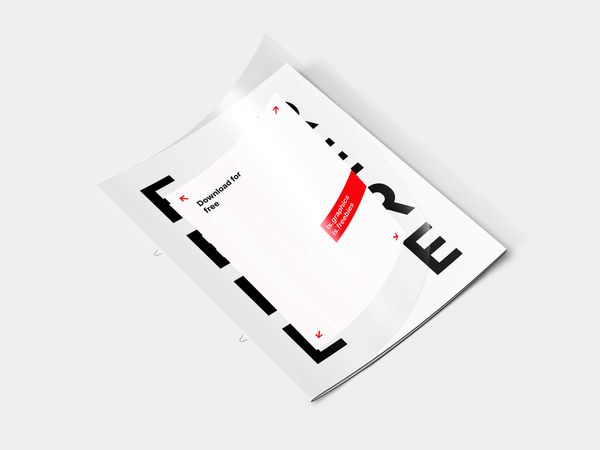 Letter Transparent Cover Brochure