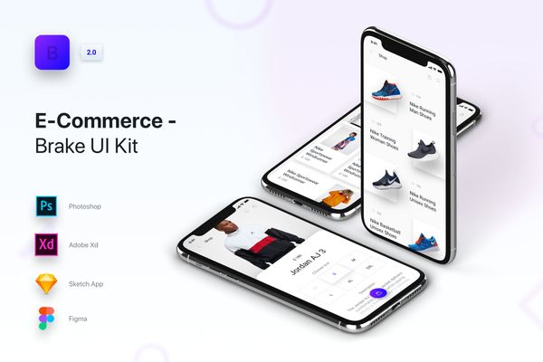 $ Brake UI Kit 2.0. E-Commerce Shop Store