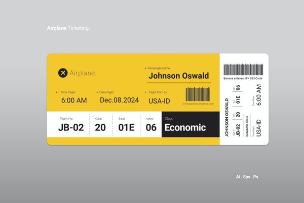 $ Airplane Clean TIcketing