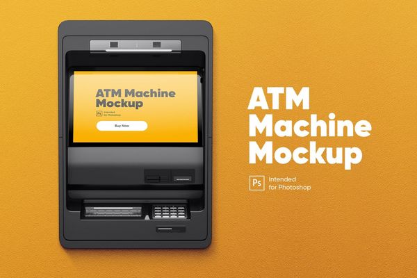 $ ATM Machine Mockup