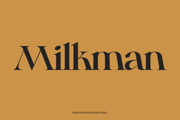 Milkman Serif Font