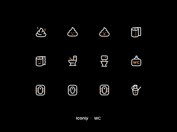 Iconly Pro | WC icons