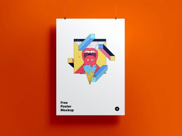 Hanging Poster Mockup