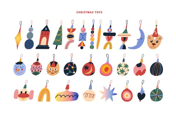 Hand Drawn Christmas Collection | Toys