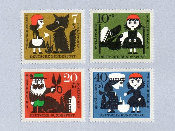 Red Riding Hood Stamp Set (1960)