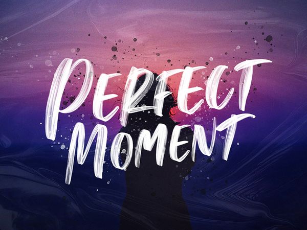 Perfect Moment Handwritten Font