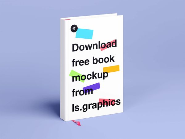 Hard Cover Book Mockup