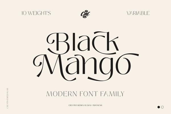 Black Mango Font