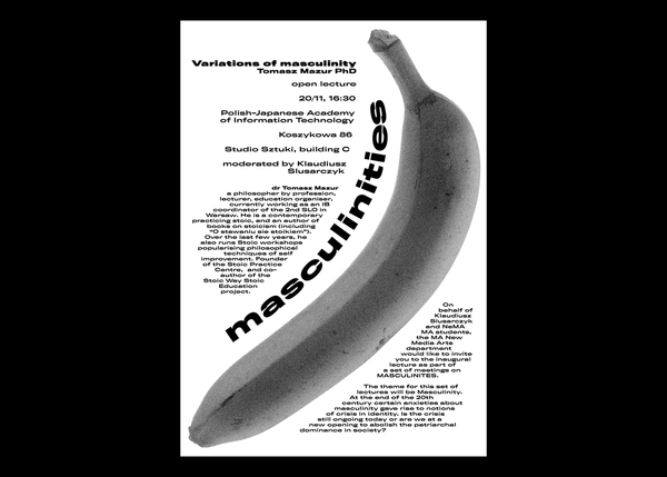 Variations of masculinity | Poster