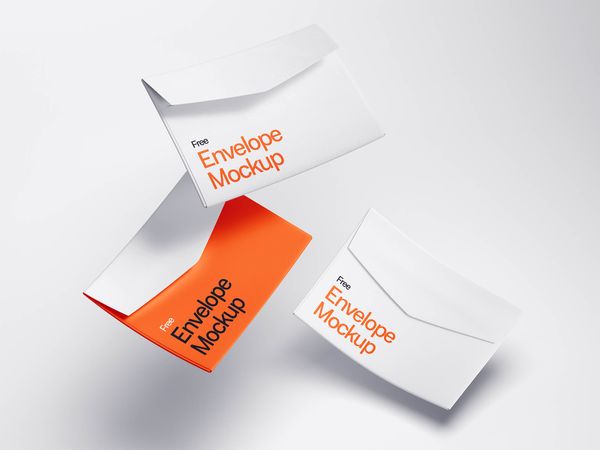 Levitating Envelope Mockups