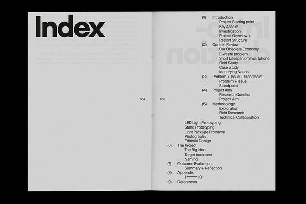 Project_Modified Journal | Table of contents