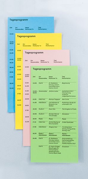 Performancepreis | Schedule