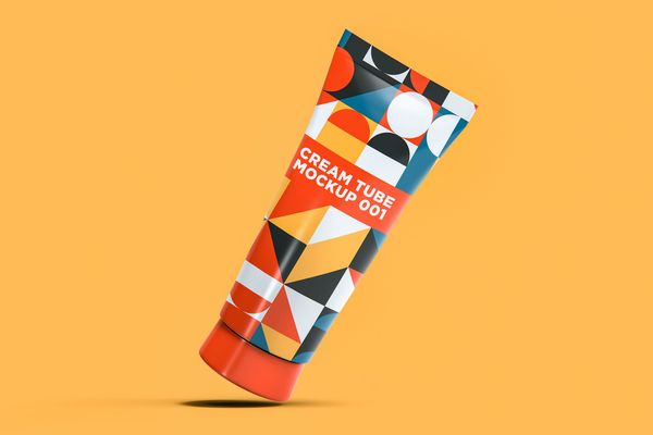 $ Cream Tube Mockup