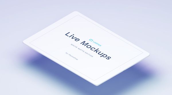 8 White Clay Apple Devices Mockups | iPad