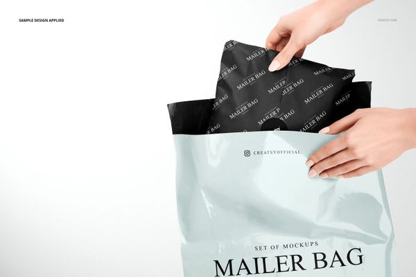 Mailer Bag Wrapping Tissue Paper Set