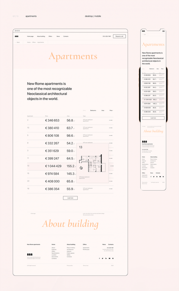 New Rome Apartments | Catalog