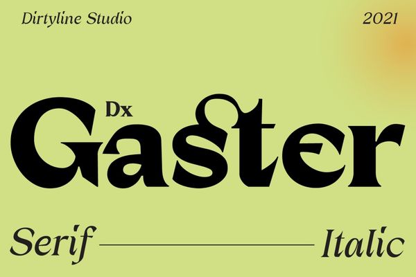 Dx Gaster Font