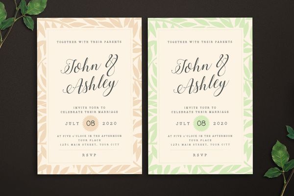 $ Wedding Invitation