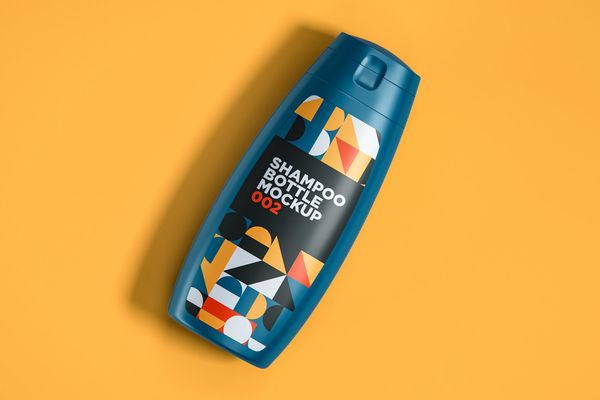 $ Shampoo Bottle Mockup 002