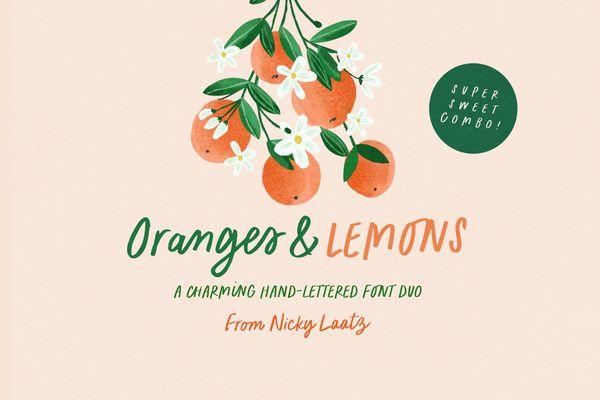 Oranges & Lemons Font Duo