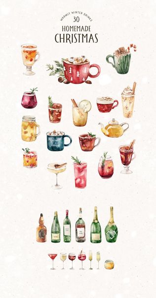 HOMEMADE CHRISTMAS Aesthetics | Drinks